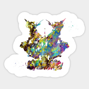 Rorschach inkblot test Sticker